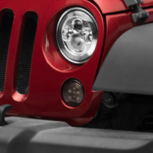 Raxiom 07-18 Jeep Wrangler JK Axial Series LED Amber Turn Signals (Smoked) - J108040