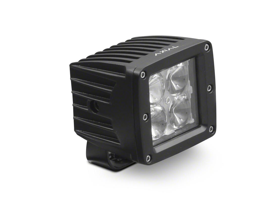 Raxiom Axial Series 3-Inch 4-Led Cube Light; Flood Beam - J109462