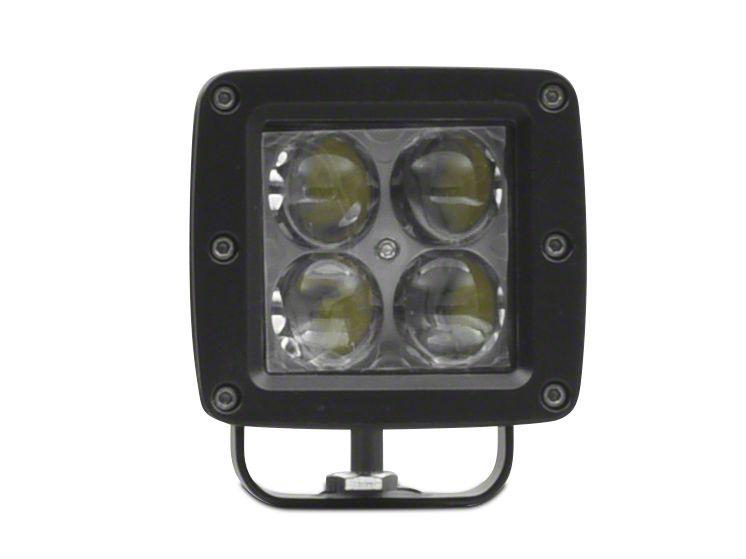 Raxiom Axial Series 3-Inch 4-Led Cube Light; Flood Beam - J109462