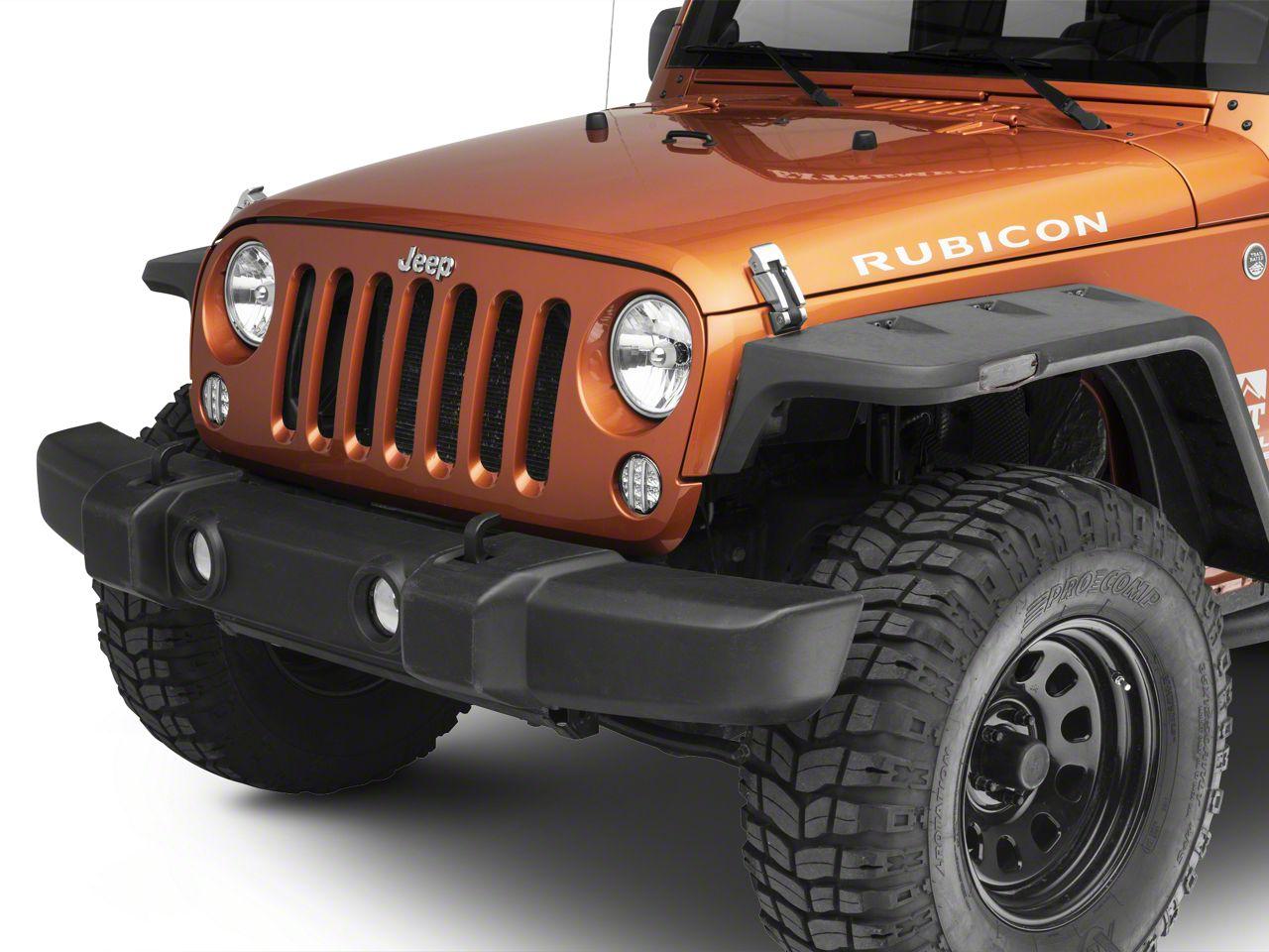 Raxiom Axial Series Led Front Turn Signals; Clear (2007-2018 Wrangler, Wrangler JK) - J119944