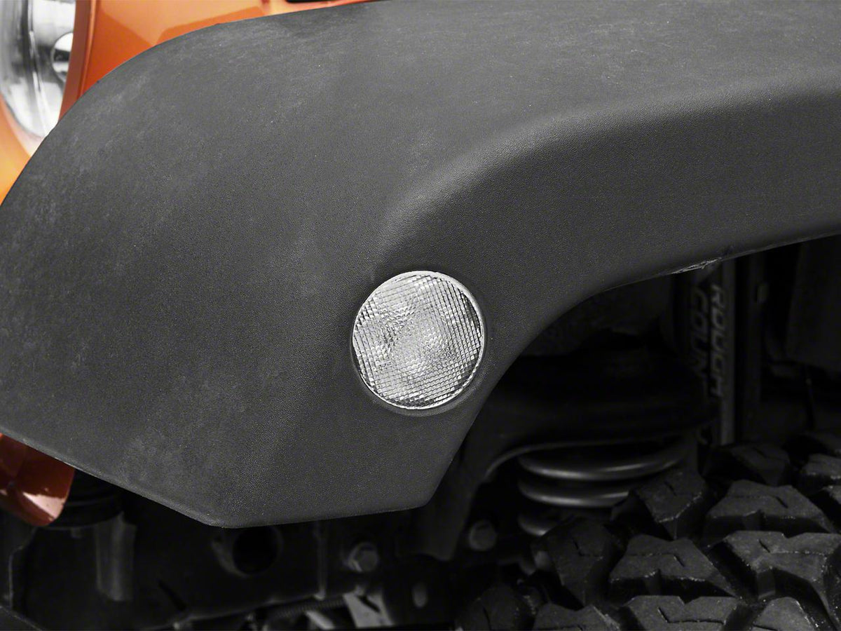 Raxiom Axial Series Led Side Marker Lights; Clear (2007-2018 Wrangler, Wrangler JK) - J119946