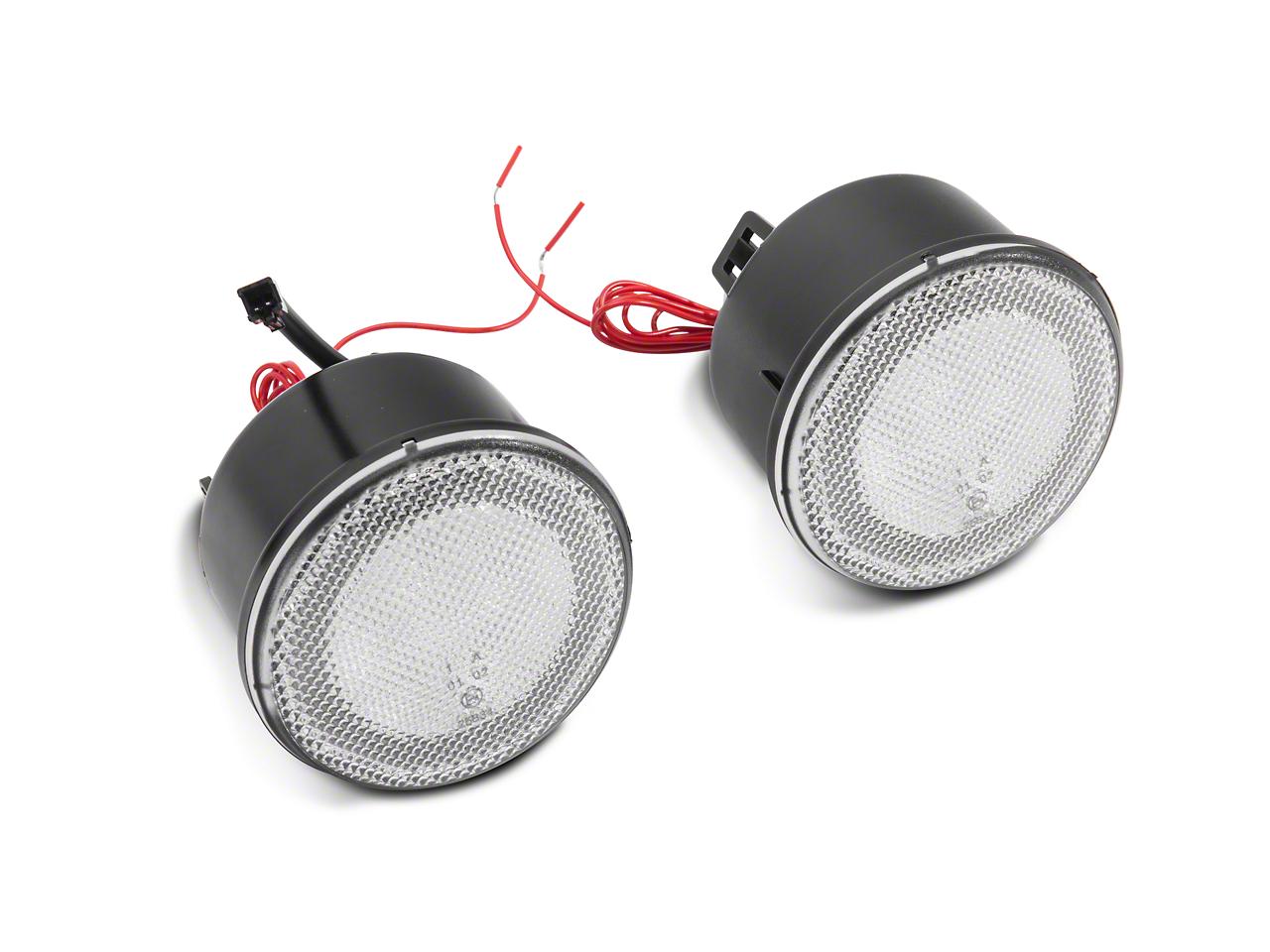 Raxiom Axial Series Led Turn Signals With Halo; Clear (2007-2018 Wrangler, Wrangler JK) - J127016