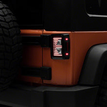 Raxiom Axial Series Vision Led Tail Lights; Black Housing; Clear Lens (2007-2018 Wrangler, Wrangler JK) - J130809