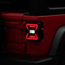 Raxiom 18-22 Jeep Wrangler JL LED Tail Lights- Black Housing - Red Lens - J132754-JL