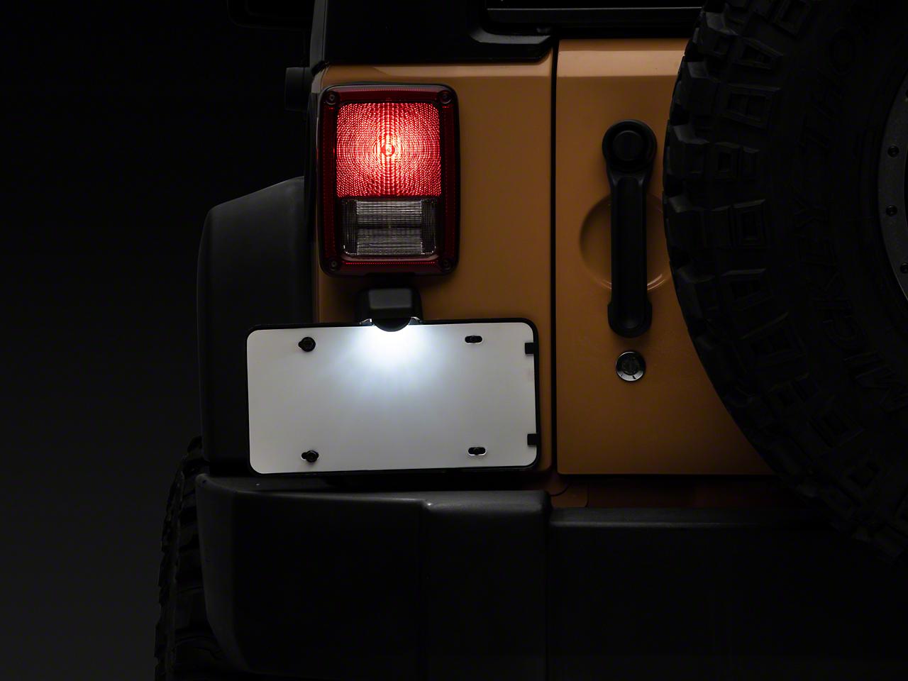 Raxiom Axial Series Led License Plate Conversion (2007-2018 Wrangler, Wrangler JK) - J132812