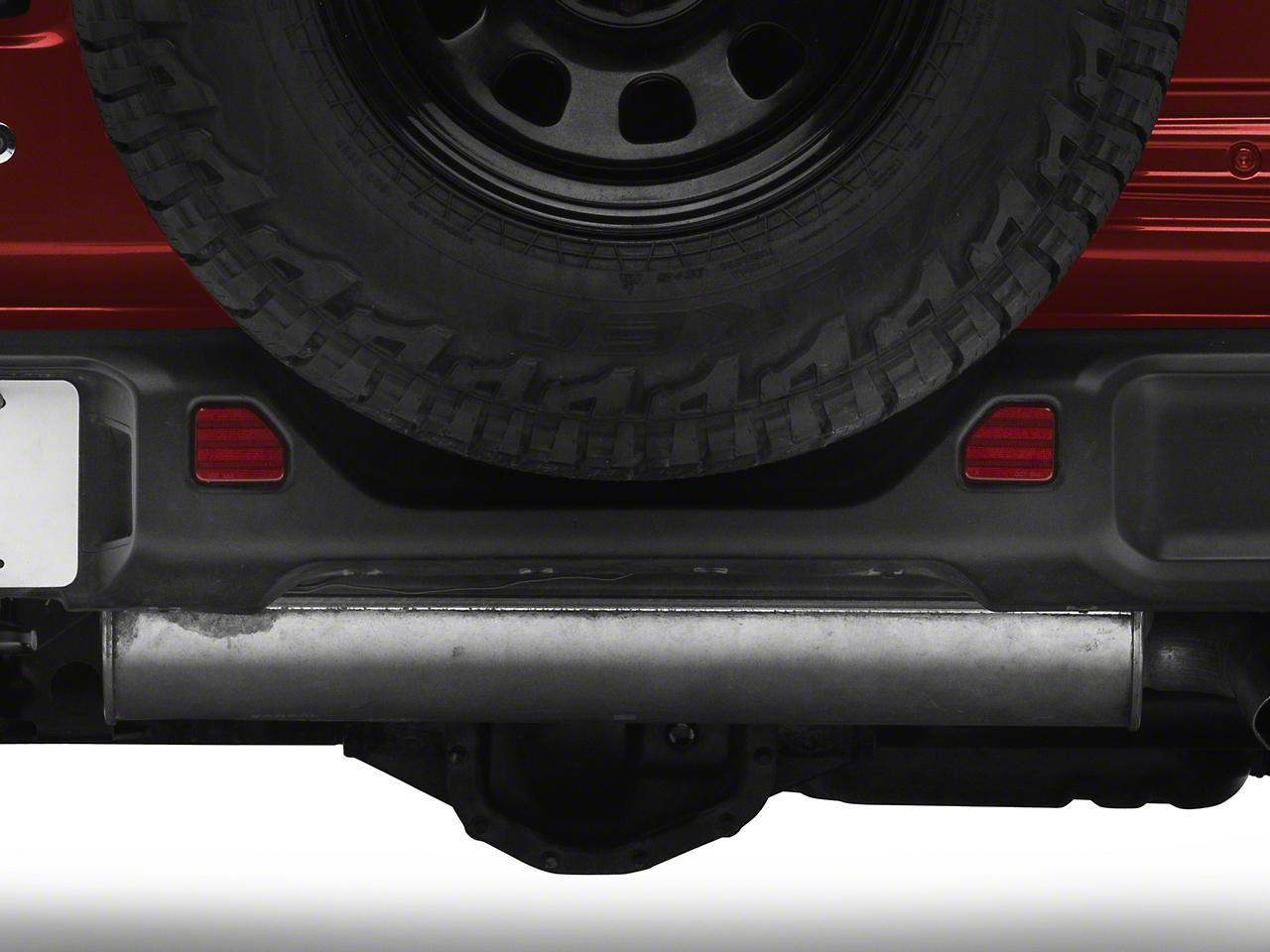Raxiom Axial Series Led Rear Bumper Reflector Lights; Clear (2018-2025 Jeep Wrangler) - J134140-JL