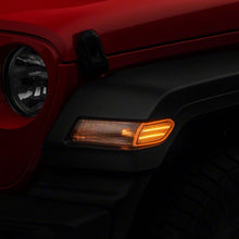 Raxiom Axial Series Led Fender Flare Marker Lights; Clear (2018-2025 Wrangler) - J134142-JL