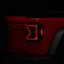 Raxiom Led Tail Lights; Black Housing; Smoked Lens (2018-2025 Wrangler) - J137647-JL