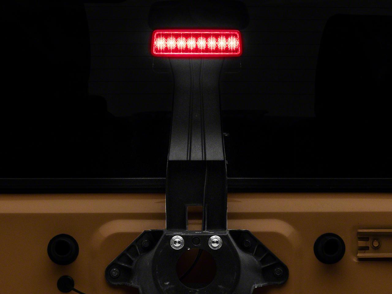 Raxiom Axial Series Hyper Flash Led Third Brake Light; Red (2007-2018 Wrangler, Wrangler JK) - J137870