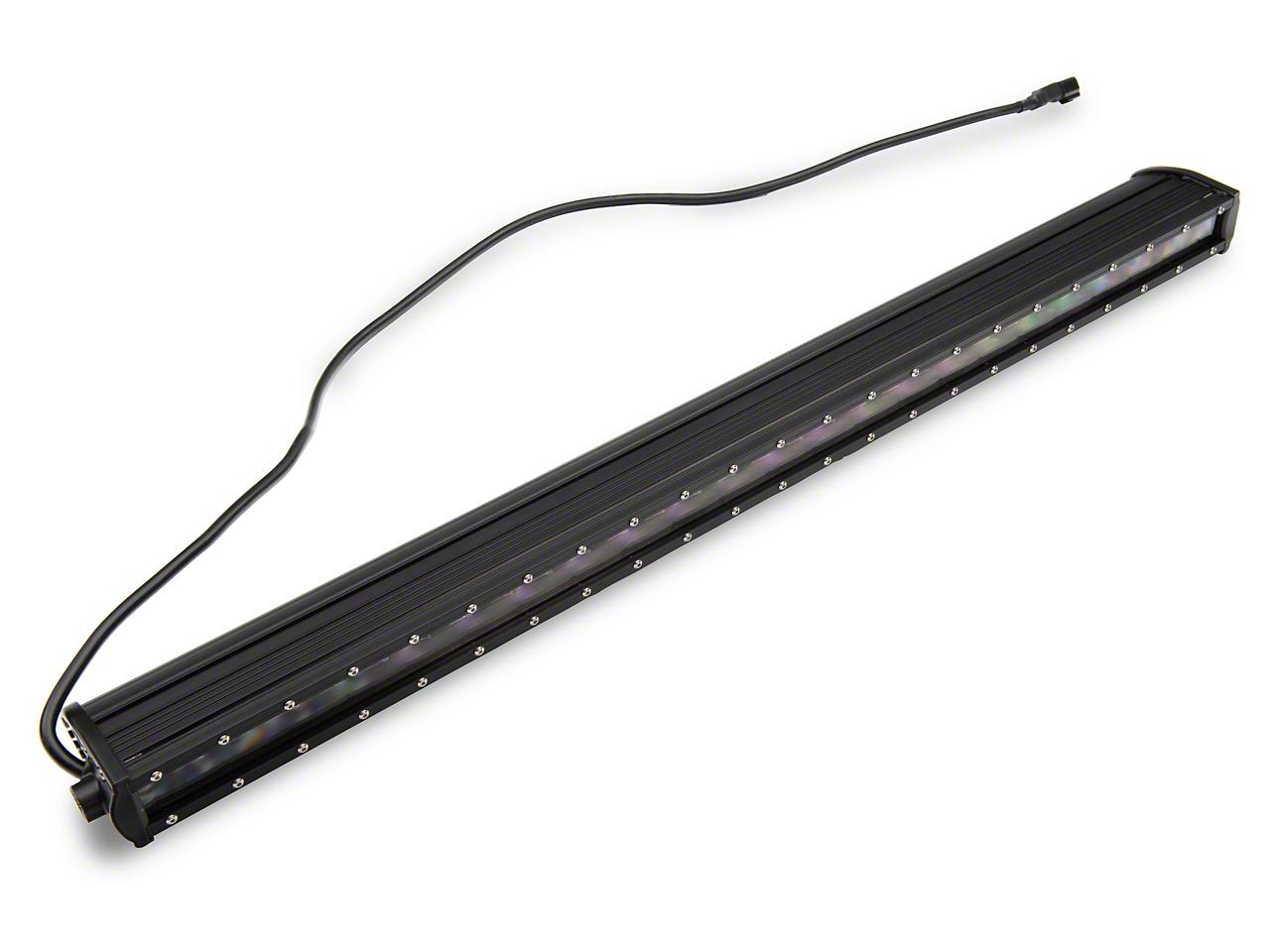 Raxiom Axial Series 30-Inch Single Row Led Light Bar With Hood Mounting Brackets (2018-2025 Wrangler, Gladiator) - J139110
