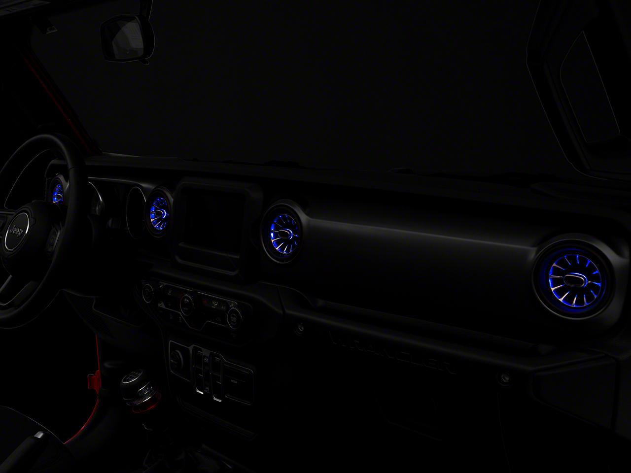 Raxiom Led Ambient Vent Lighting Kit (2018-2025 Wrangler) - J139323-JL