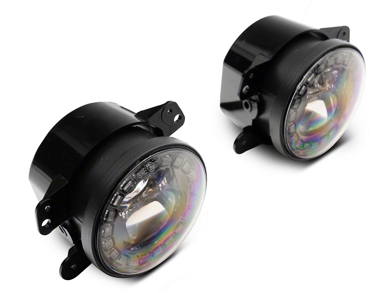 Raxiom Axial Series Nighthawk Led Fog Lights (2007-2025 Jeep Wrangler, Jeep Wrangler JK) - J141597