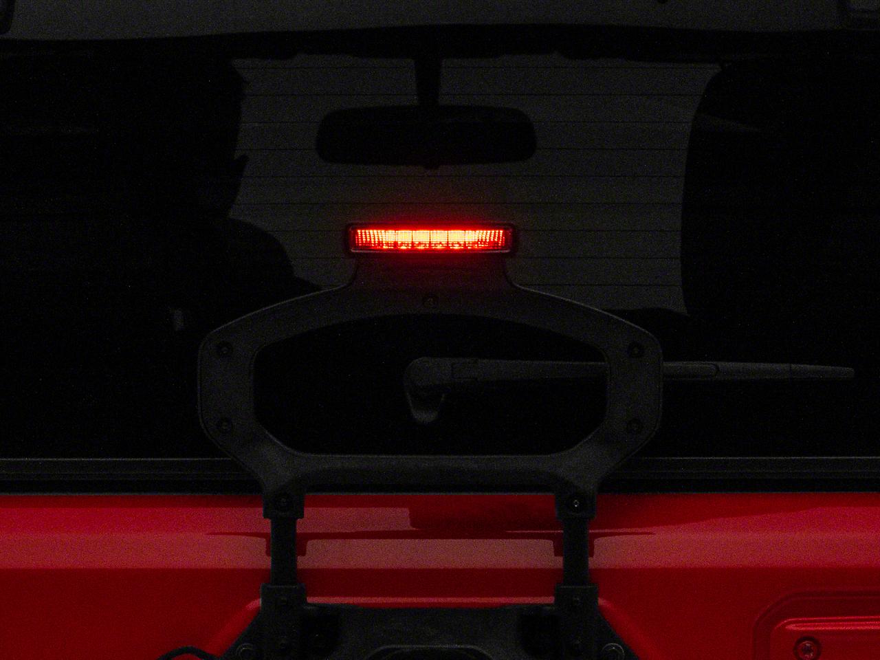 Raxiom Axial Series Led Third Brake Light; Smoked (2018-2025 Wrangler) - J142673-JL