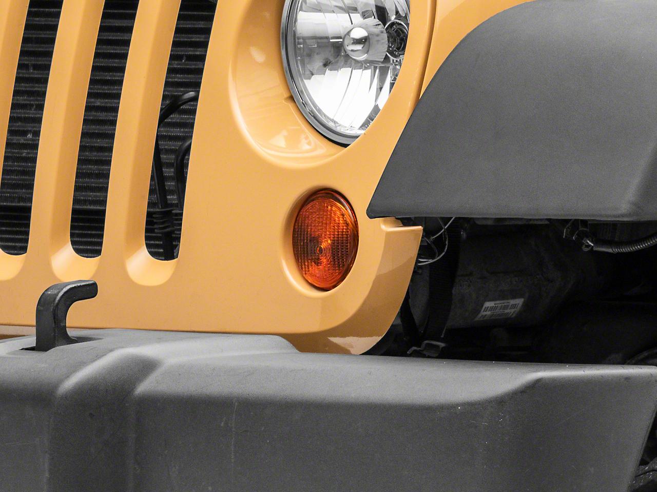Raxiom Axial Series Replacement Turn Signal Lamps; Amber (2007-2018 Wrangler, Wrangler JK) - J150569