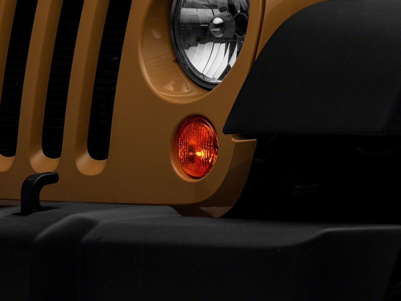 Raxiom Axial Series Replacement Turn Signal Lamps; Amber (2007-2018 Wrangler, Wrangler JK) - J150569