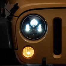 Raxiom 7-Inch Led Headlights; Black Housing; Clear Lens (2007-2018 Wrangler, Wrangler JK) - J154695