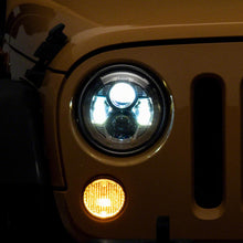 Raxiom 7-Inch Led Headlights; Chrome Housing; Clear Lens (2007-2018 Wrangler, Wrangler JK) - J154697