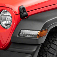 Raxiom Axial Series Sequential Led Parking/Turn Signal Lights; Chrome (2018-2025 Jeep Wrangler) - J155020-JL