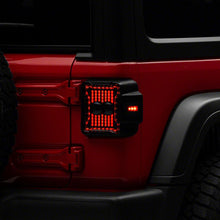 Raxiom Axial Series Linear Led Tail Lights; Black Housing; Smoked Lens (2018-2025 Wrangler) - J170483
