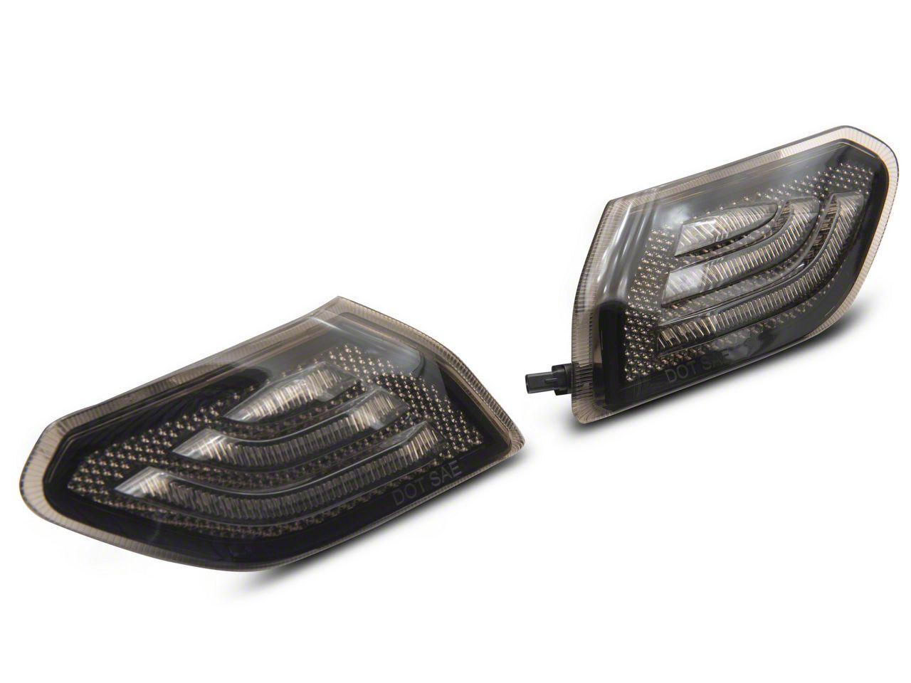 Raxiom Axial Series Led Side Marker Lights; Smoked (2018-2025 Wrangler, Gladiator) - J170484