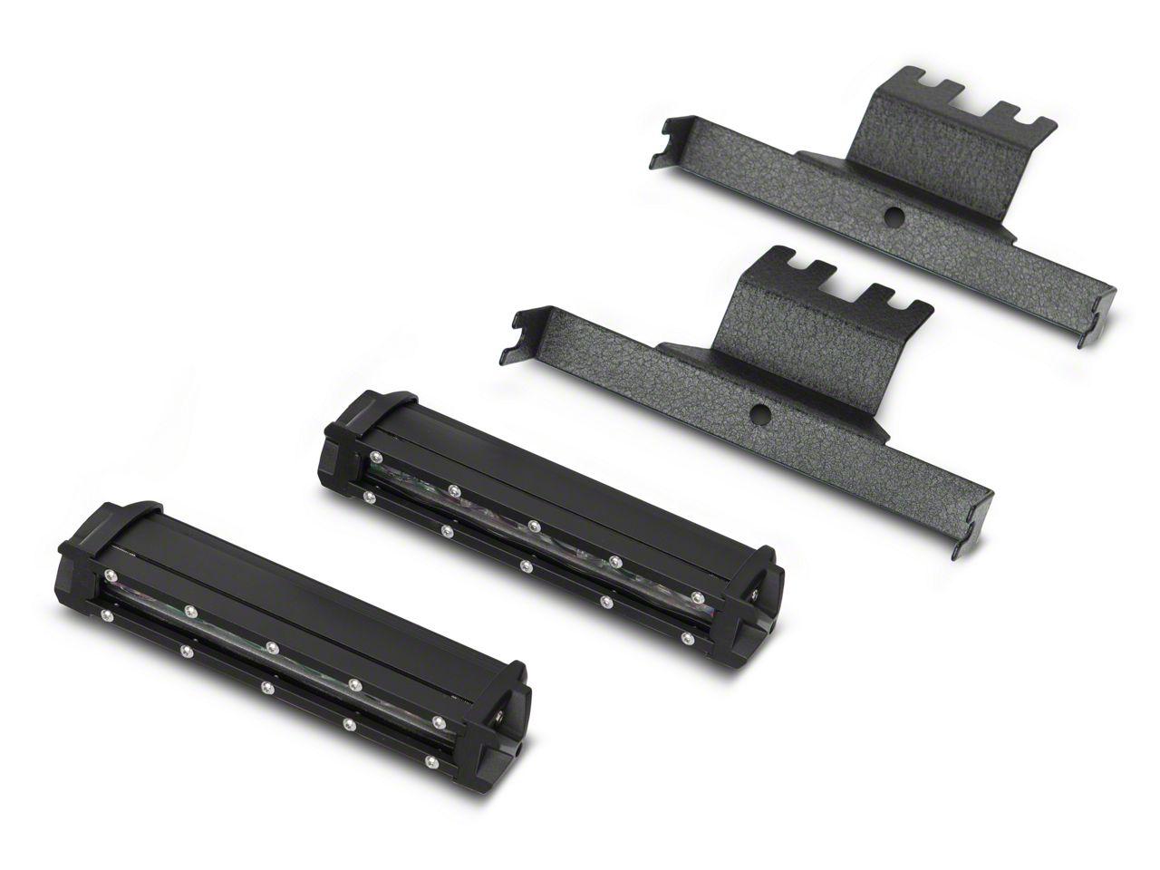 Raxiom Axial Series 6-Inch Rear Window Mounted Led Light Bars (2018-2025 Wrangler) - J171201