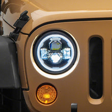 Raxiom Axial Series 7-Inch Led Headlights With Drl Turn Signals (2007-2018 Wrangler, Wrangler JK) - J173078