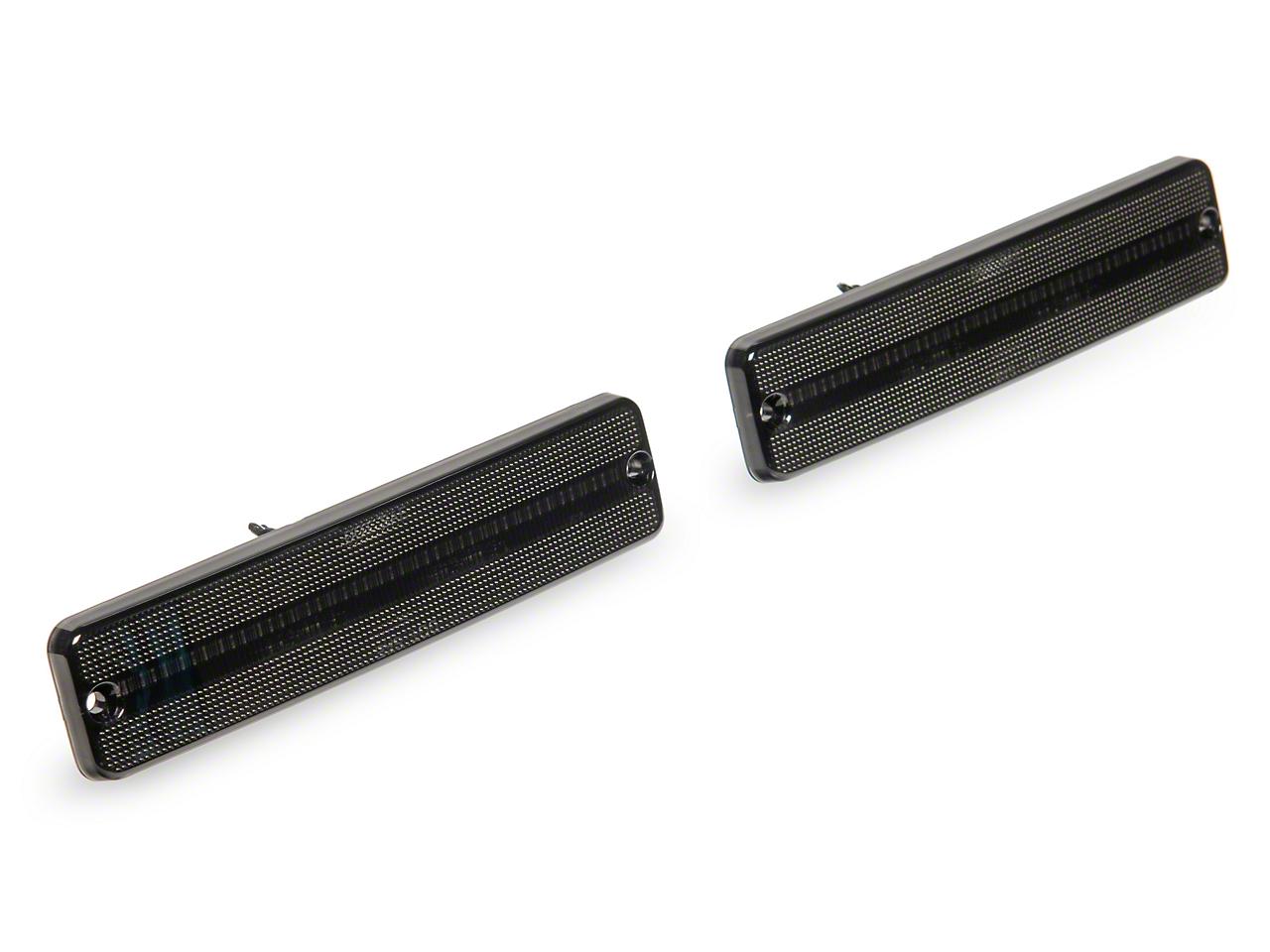 Raxiom Axial Series Led Front Marker Lights; Smoked (1987-1995 Wrangler) - J177412
