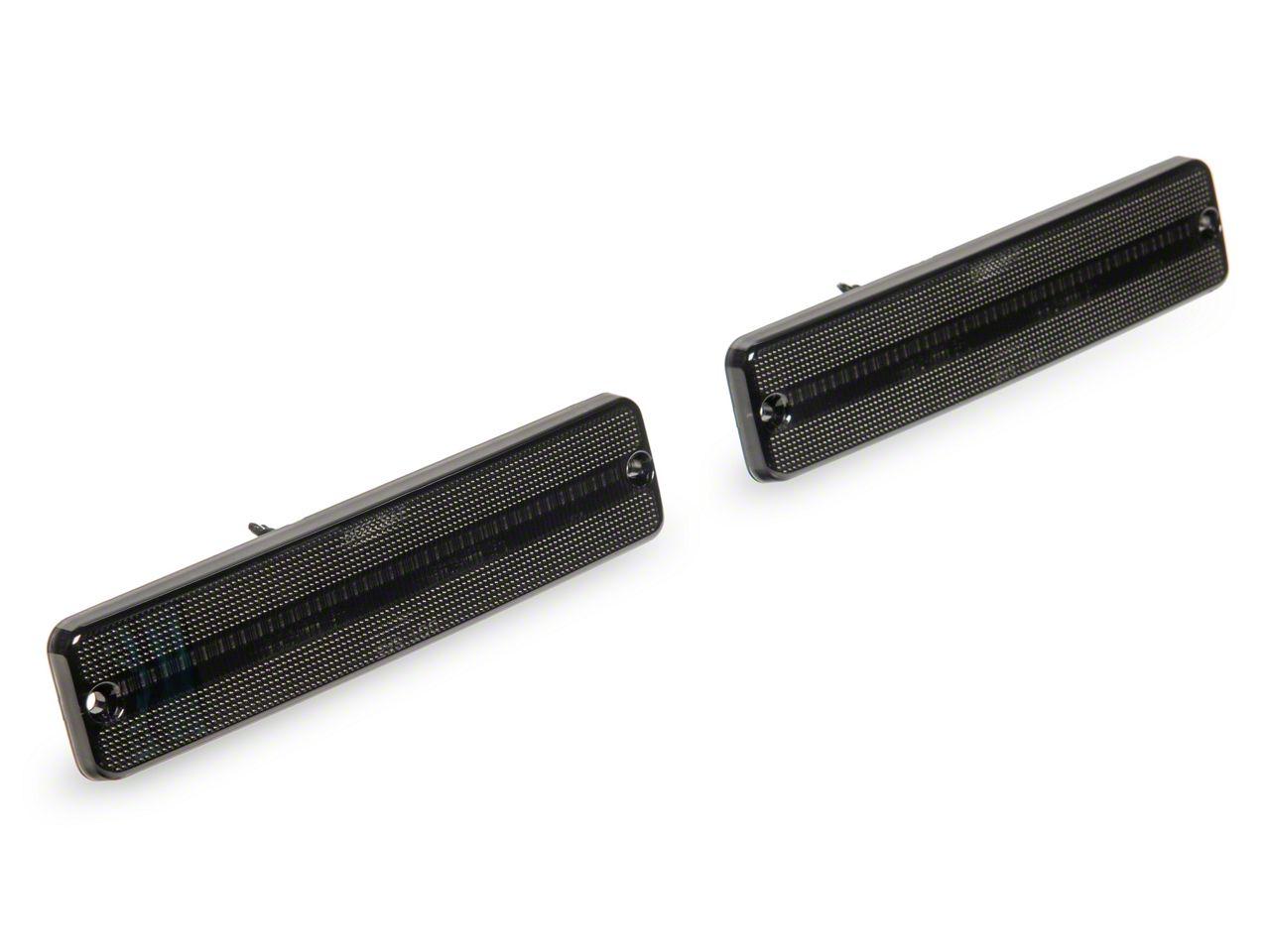 Raxiom Axial Series Led Front Marker Lights; Smoked (1987-1995 Wrangler) - J177412
