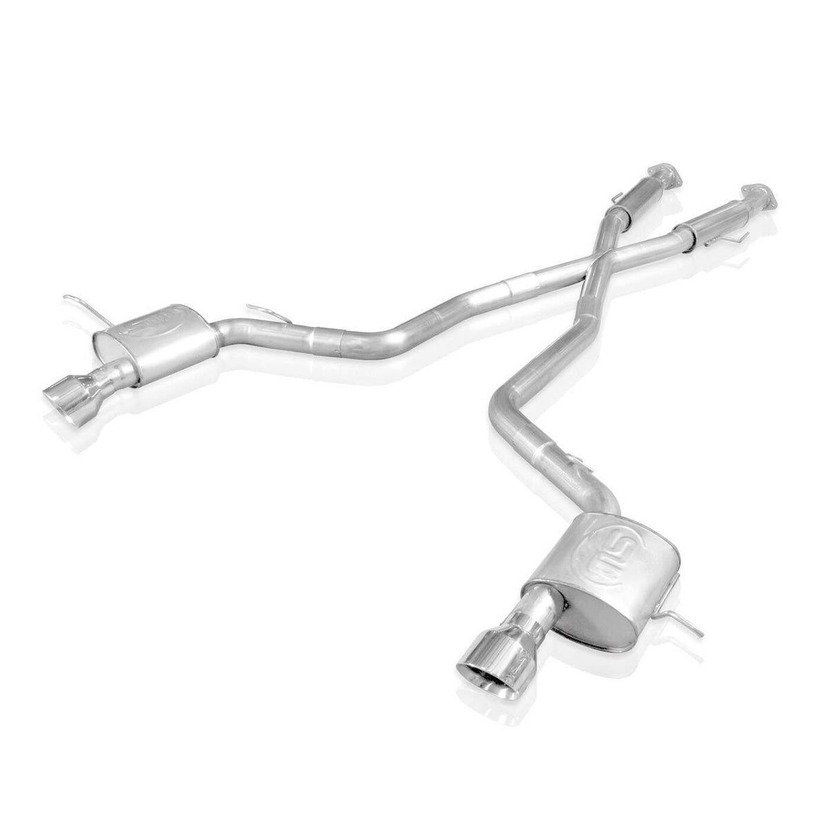 Stainless Works JEEP64CB-S 2012-2018 Jeep Grand Cherokee SRT8 Chambered Exhaust with S-Tube Mufflers (Factory Connect)