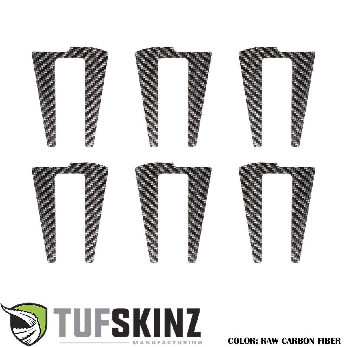 TUFSKINZ Hinge Accent Trim (2007-2018 Wrangler JK) - JEM029-RCFMP-X