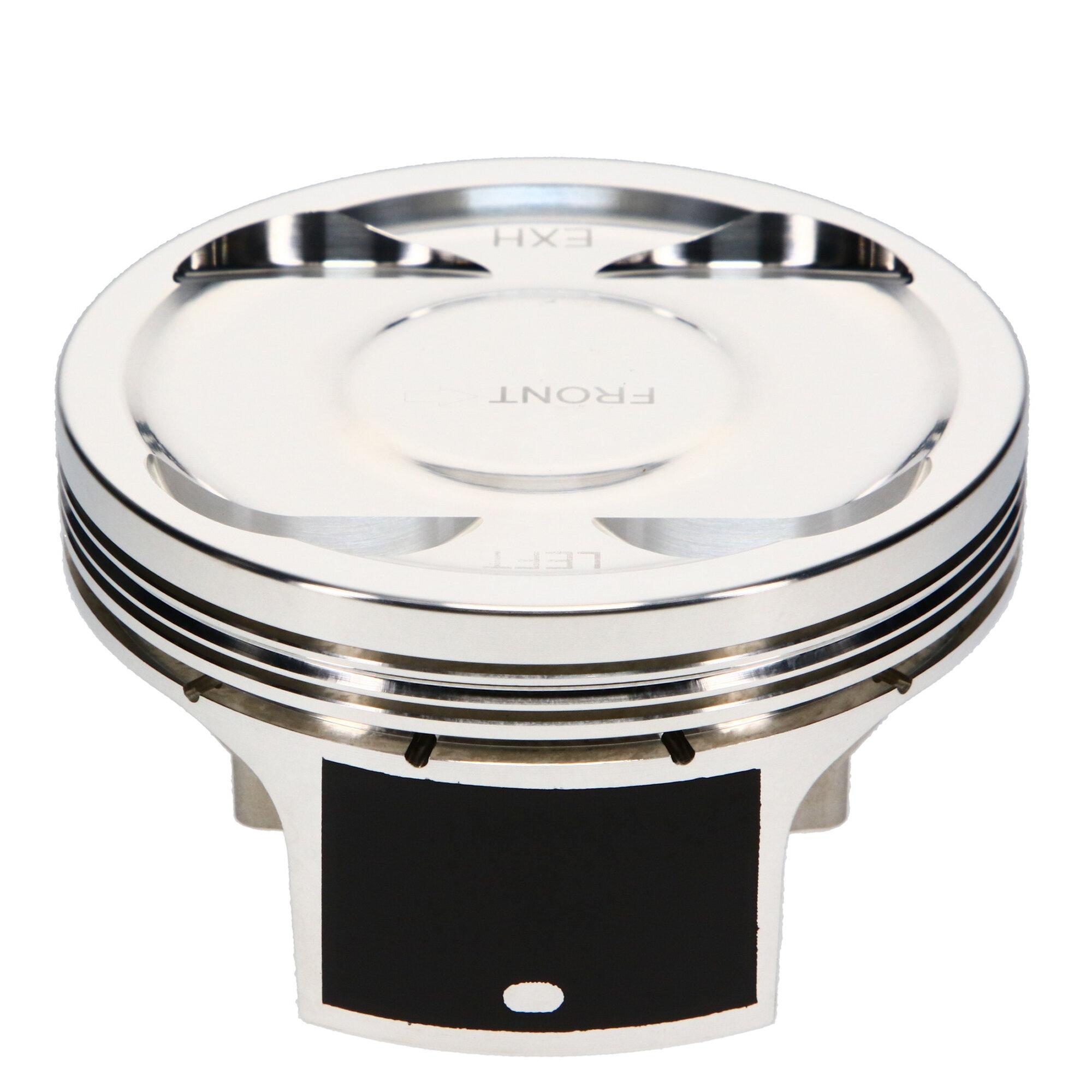 JE Pistons Piston Set, 2618, Inv Dome/Dish, 3.937 Bore, 1.209 CD, 0.905, Pin Dia, Set of 4. - 256058