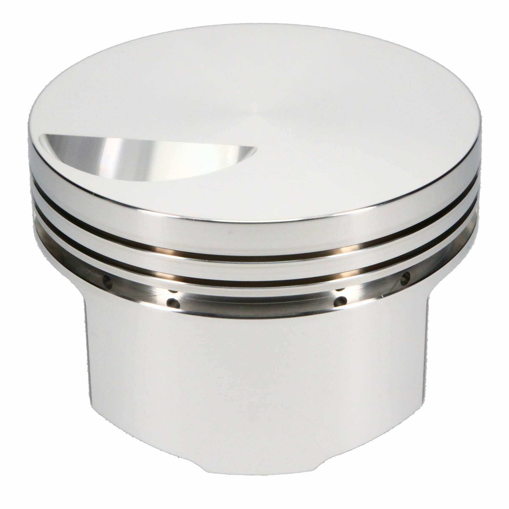 JE Pistons Piston Single, 4032, Flat Top, 4.280 Bore, 1.645 CD, 0.990 Pin, Set of 1. (Chevrolet Big Block 454) - 139477S