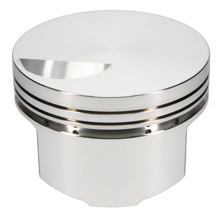 JE Pistons Piston Set, 4032, Flat Top, 4.350 Bore, 1.270 CD, 0.990 Pin, Set of 8. (Chevrolet Big Block 454) - 142982