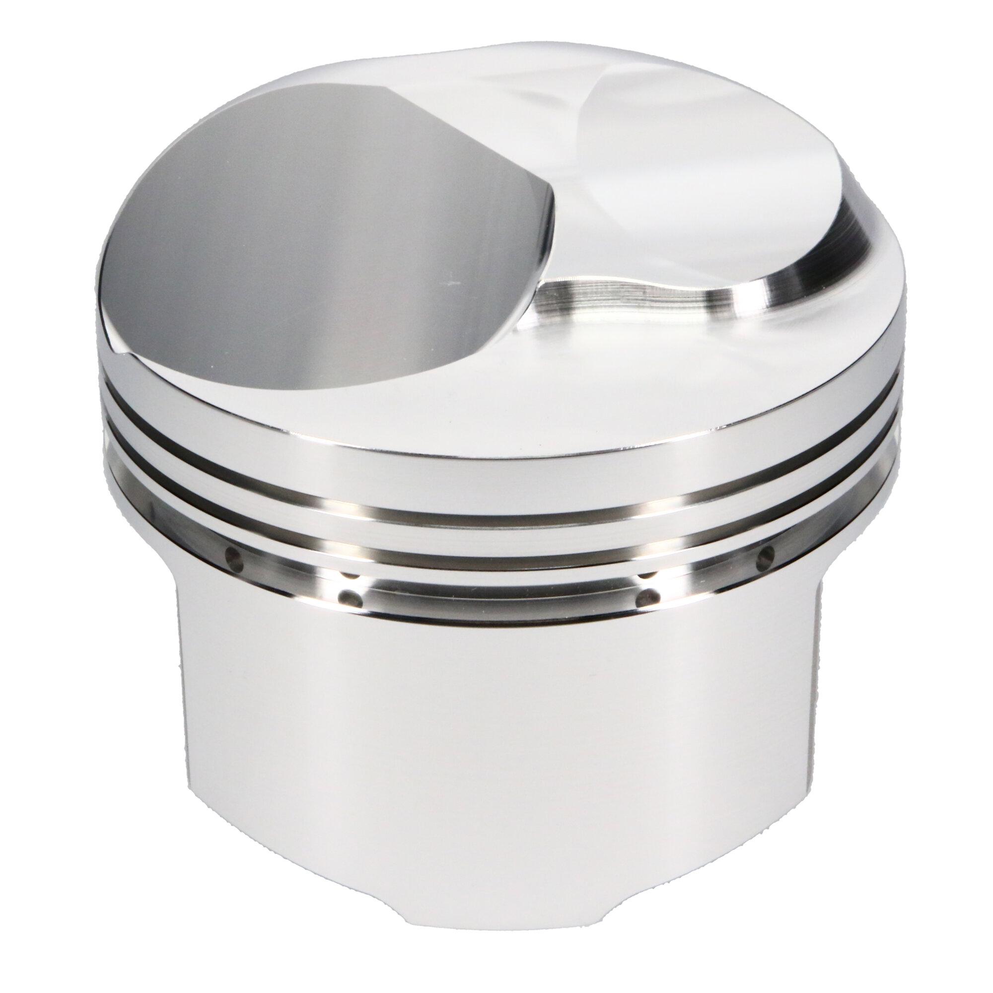 JE Pistons Piston Set, 2618, Dome, 4.560 Bore, 1.245 CD, 0.990 Pin, Set of 8. (Chevrolet Big Block 454) - 152161
