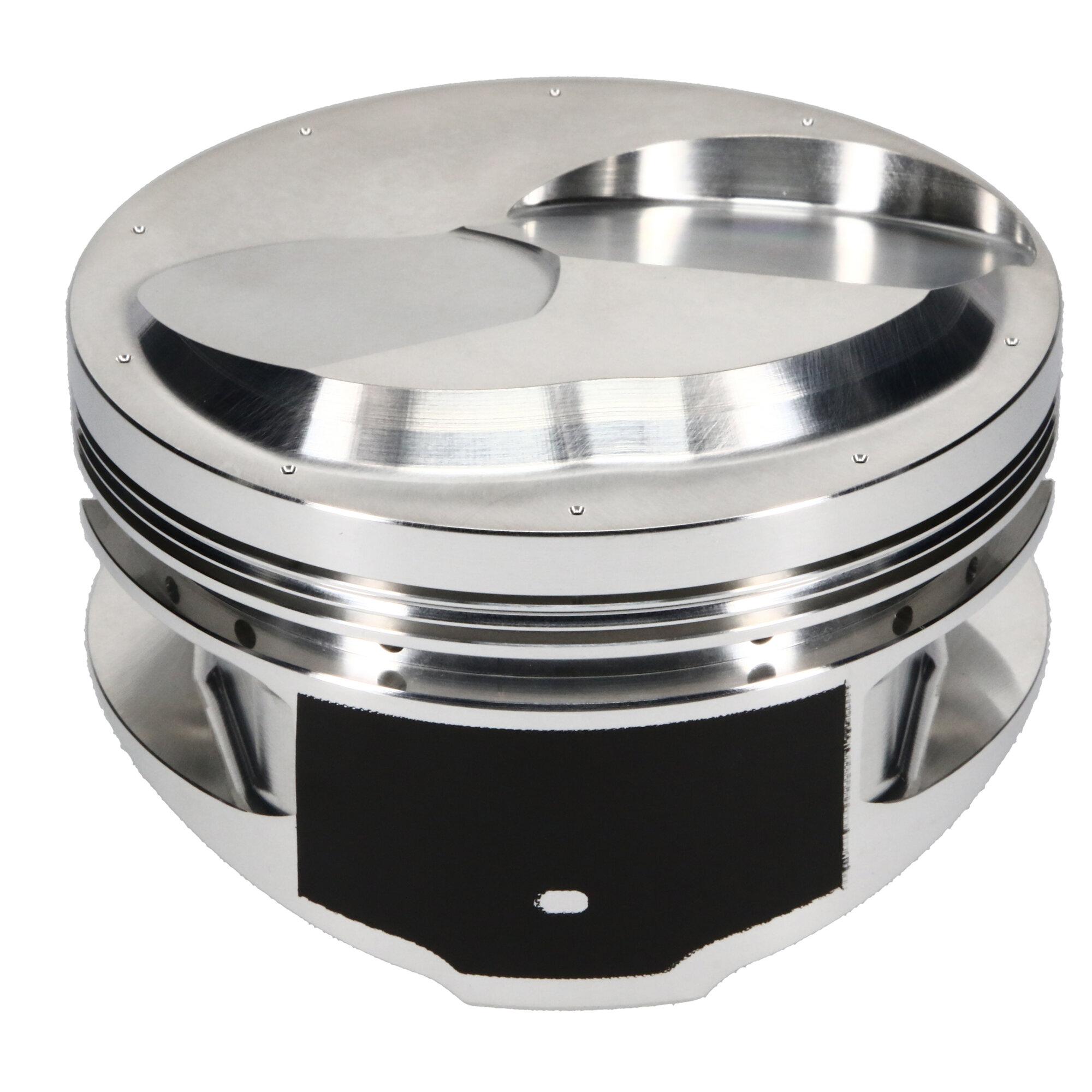 JE Pistons Piston Set, 2618, Dome, 4.600 Bore, 1.280 CD, 0.990, Pin Dia, Set of 8. - 194909