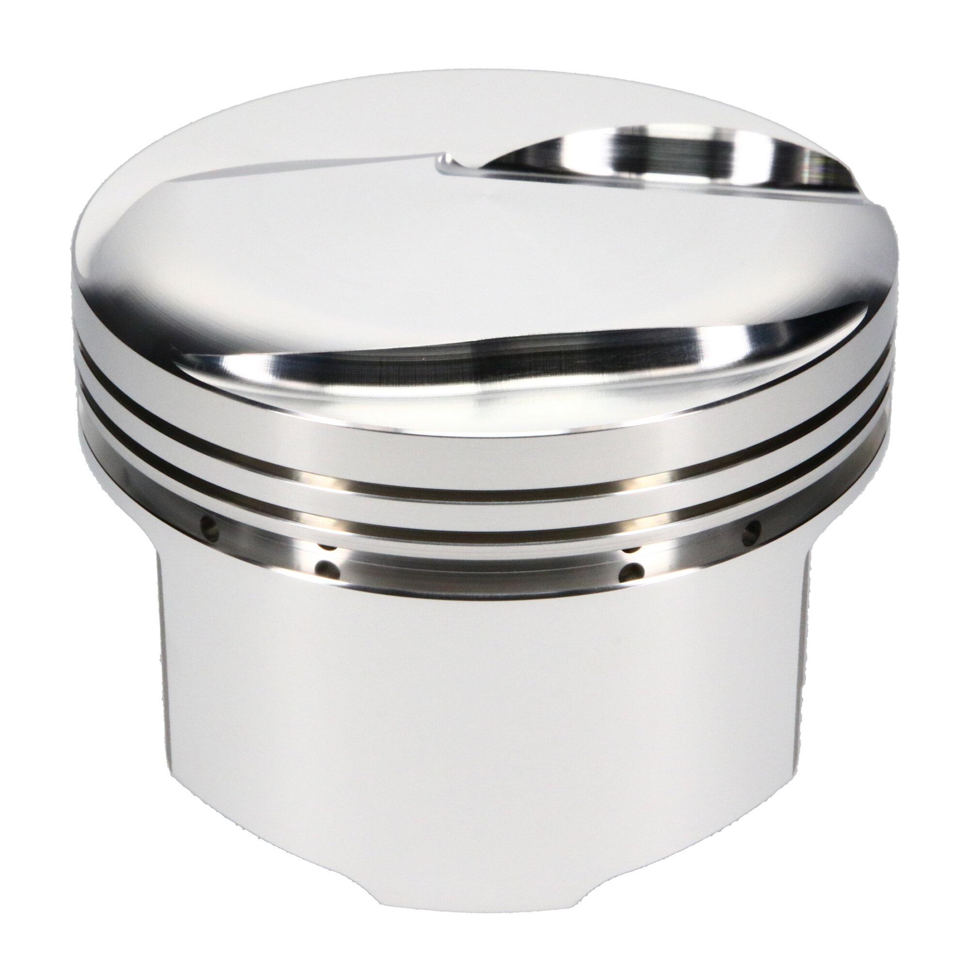 JE Pistons Piston Set, 4032, Dome, 4.320 Bore, 1.765 CD, 0.990 Pin, Set of 8. (Chevrolet Big Block 427) - 363314