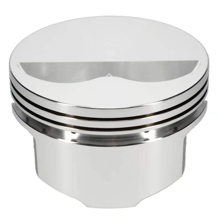 JE Pistons Piston Set, 4032, Flat Top, 4.060 Bore, 1.260 CD, 0.927 Pin, Set of 8. (Chevrolet Small Block 350) - 138087