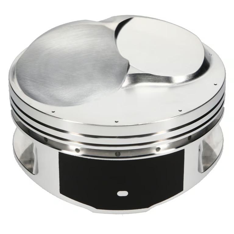 JE Pistons Piston Set, 2618, Dome, 4.600 Bore, 1.120 CD, 0.990, Pin Dia, Set of 8. - 243331