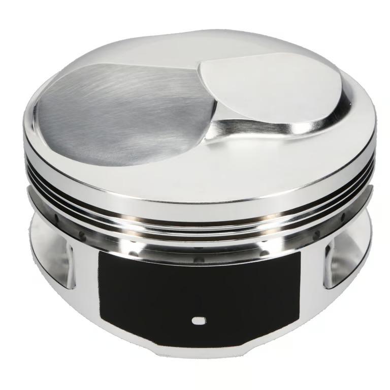 JE Pistons Piston Set, 2618, Dome, 4.375 Bore, 1.395 CD, 0.990, Pin Dia, Set of 8. - 258260