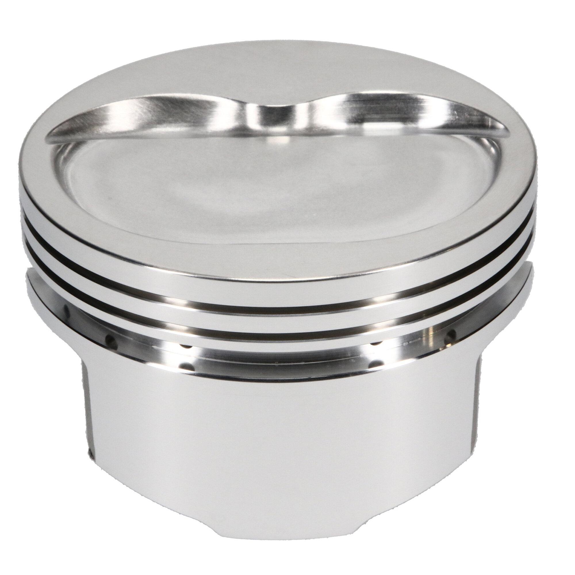 JE Pistons Piston Set, 4032, Inv Dome/Dish, 4.155 Bore, 1.125 CD, 0.927 Pin, Set of 8. (Chevrolet Small Block 400) - 147549