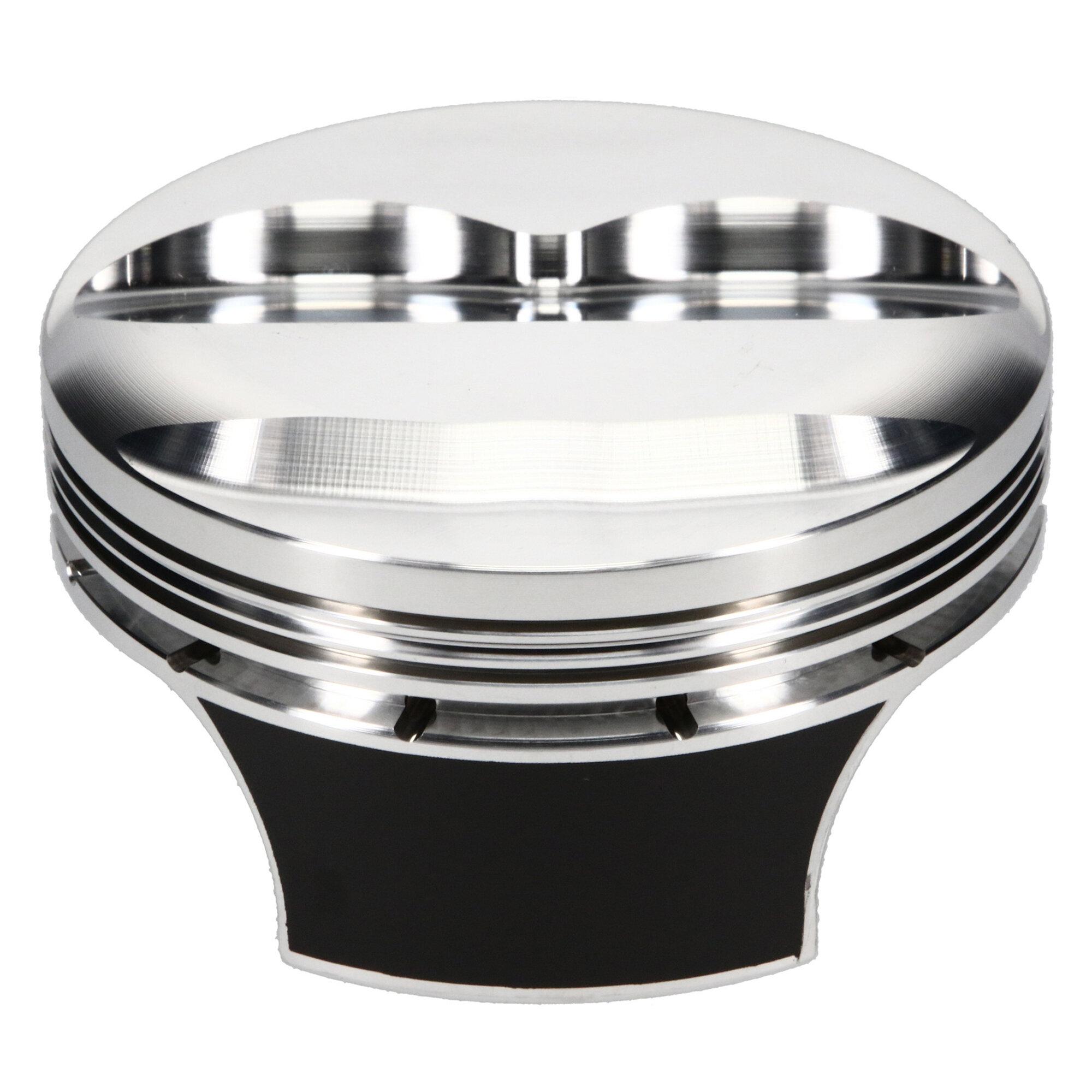 JE Pistons Piston Set, 4032, Dome, 4.040 Bore, 1.260 CD, 0.927 Pin, Set of 8. (Chevrolet Small Block 350) - 329458