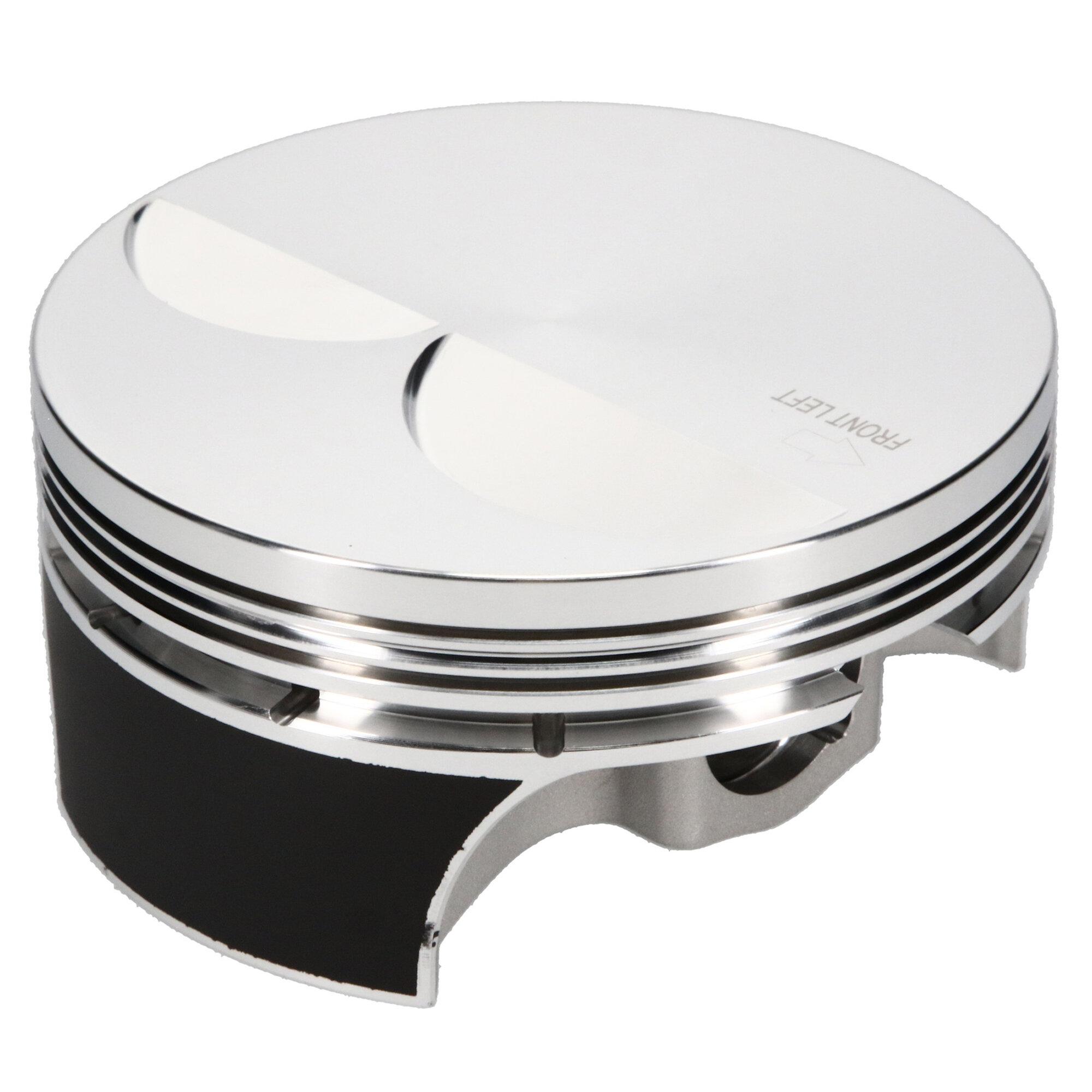 JE Pistons Piston Set, 2618, Flat Top, 4.075 Bore, 1.315 CD, 0.927 Pin, Set of 8. (Chevrolet LS Gen III/IV) - 361026