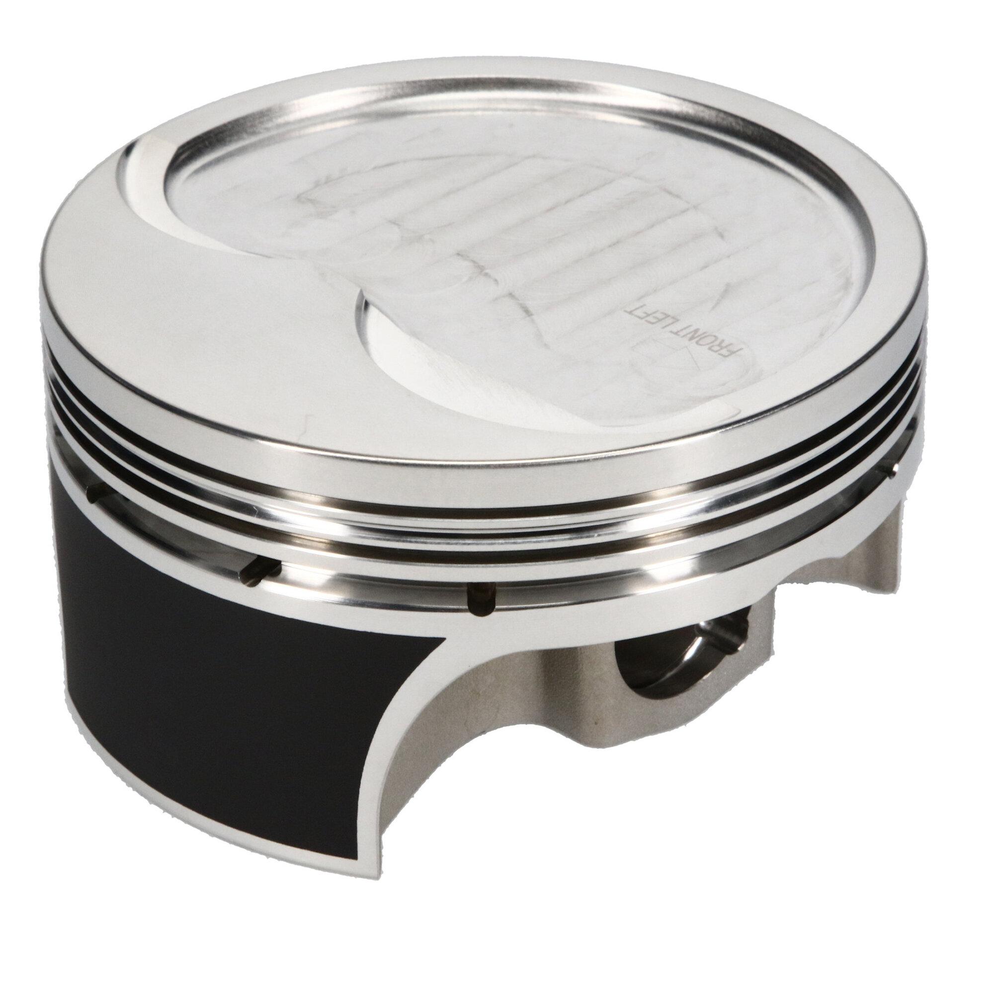 JE Pistons Piston Set, 2618, Inv Dome/Dish, 4.030 Bore, 1.115 CD, 0.927 Pin, Set of 8. (Chevrolet LS Gen III/IV) - 361007