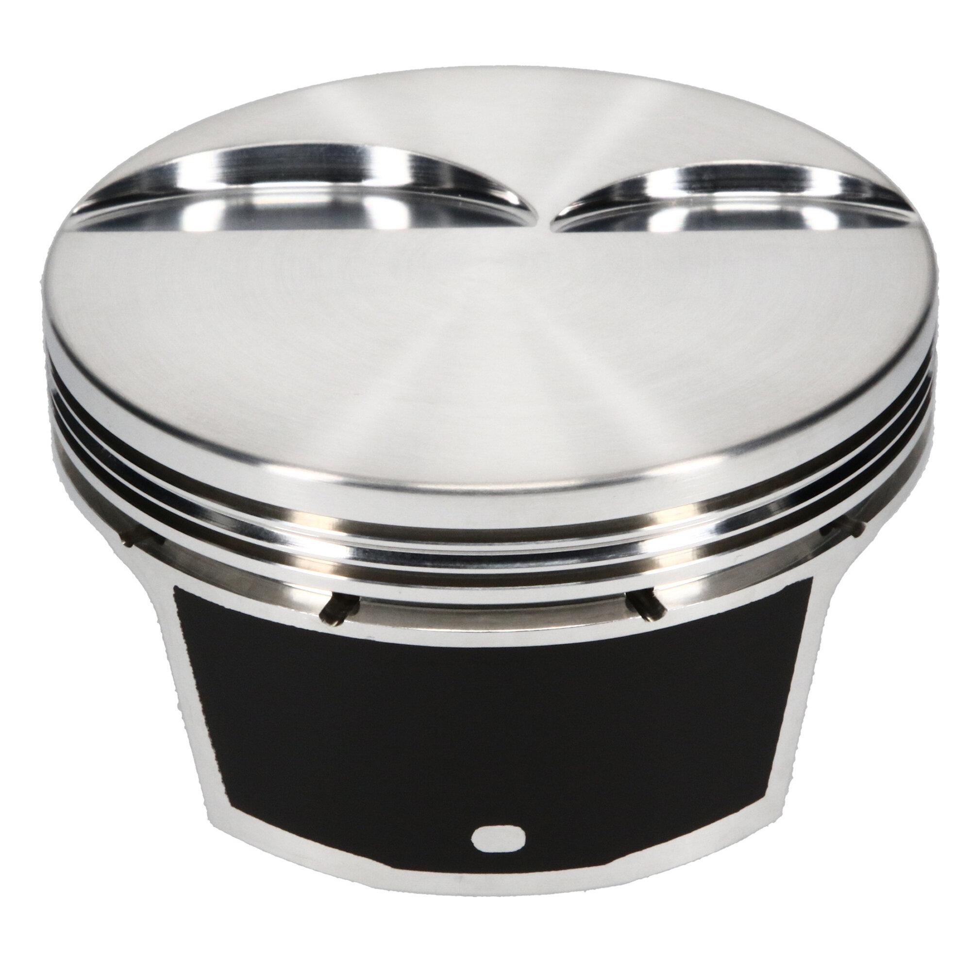 JE Pistons Piston Set, 2618, Flat Top, 3.905 Bore, 1.340 CD, 0.945, Pin Dia, Set of 8. - 321240