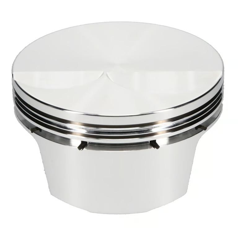 JE Pistons Piston Set, 2618, Inv Dome/Dish, 3.905 Bore, 1.115 CD, 0.927, Pin Dia, Set of 8. - 326375