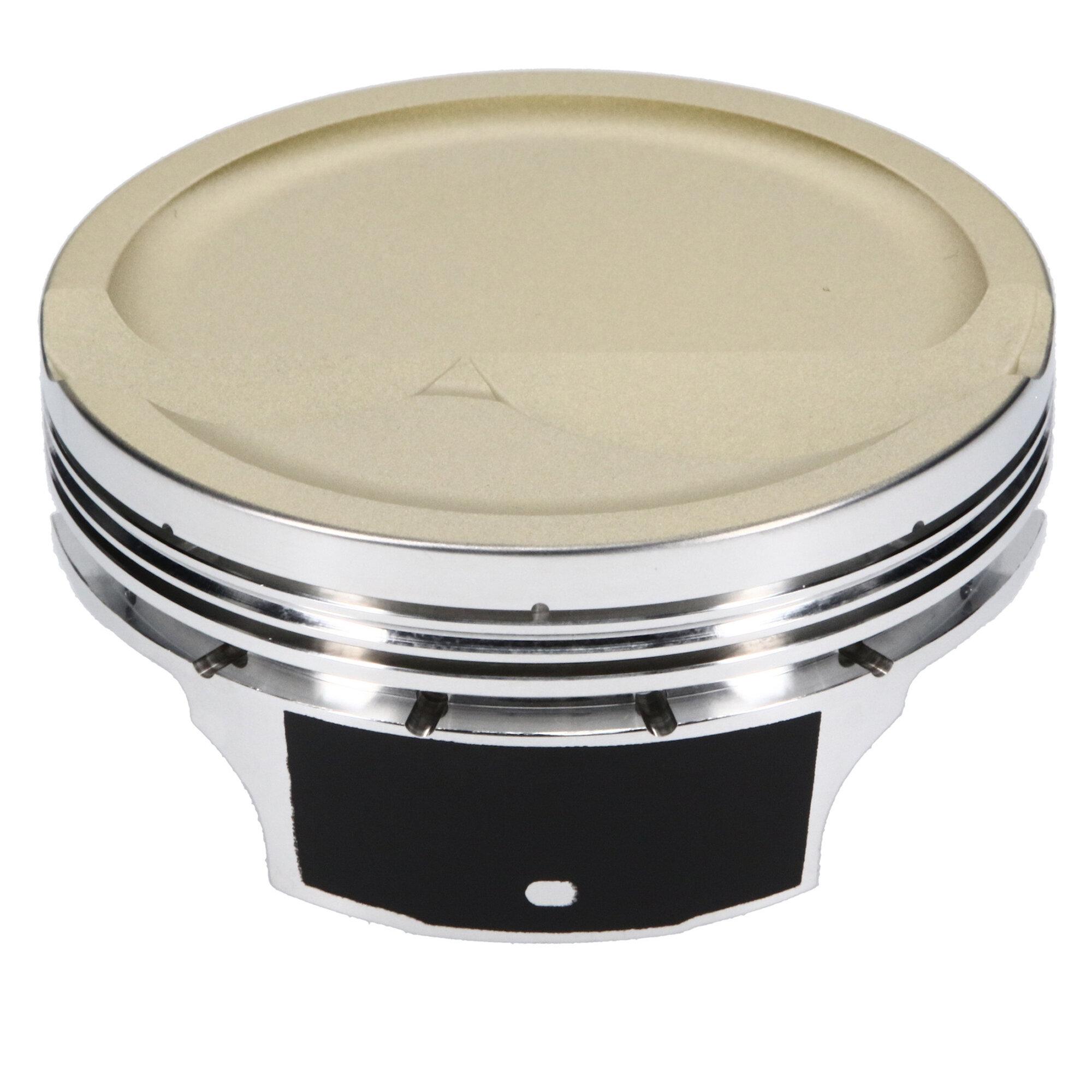 JE Pistons Piston Set, 2618, Inv Dome/Dish, 4.005 Bore, 1.115 CD, 0.927, Pin Dia, Set of 8. - 361729