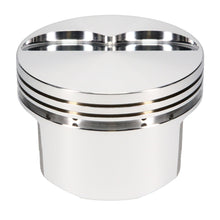 JE Pistons Piston Set, 4032, Flat Top, 4.155 Bore, 1.286 CD, 0.990 Pin, Set of 8. (Pontiac 455 Stroker) - 196831