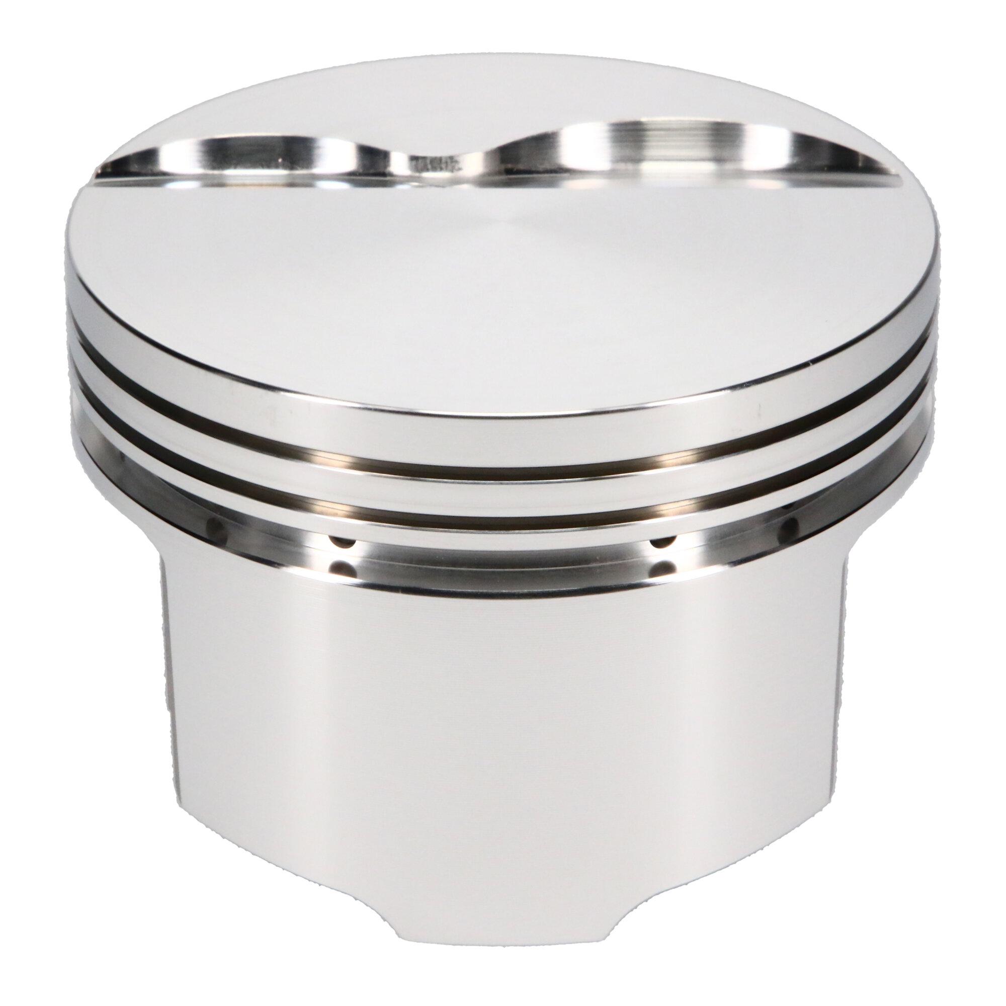 JE Pistons Piston Set, 4032, Flat Top, 4.010 Bore, 1.300 CD, 0.927 Pin, Set of 8. (Ford Small Block 351W Windsor Stroker) - 329736