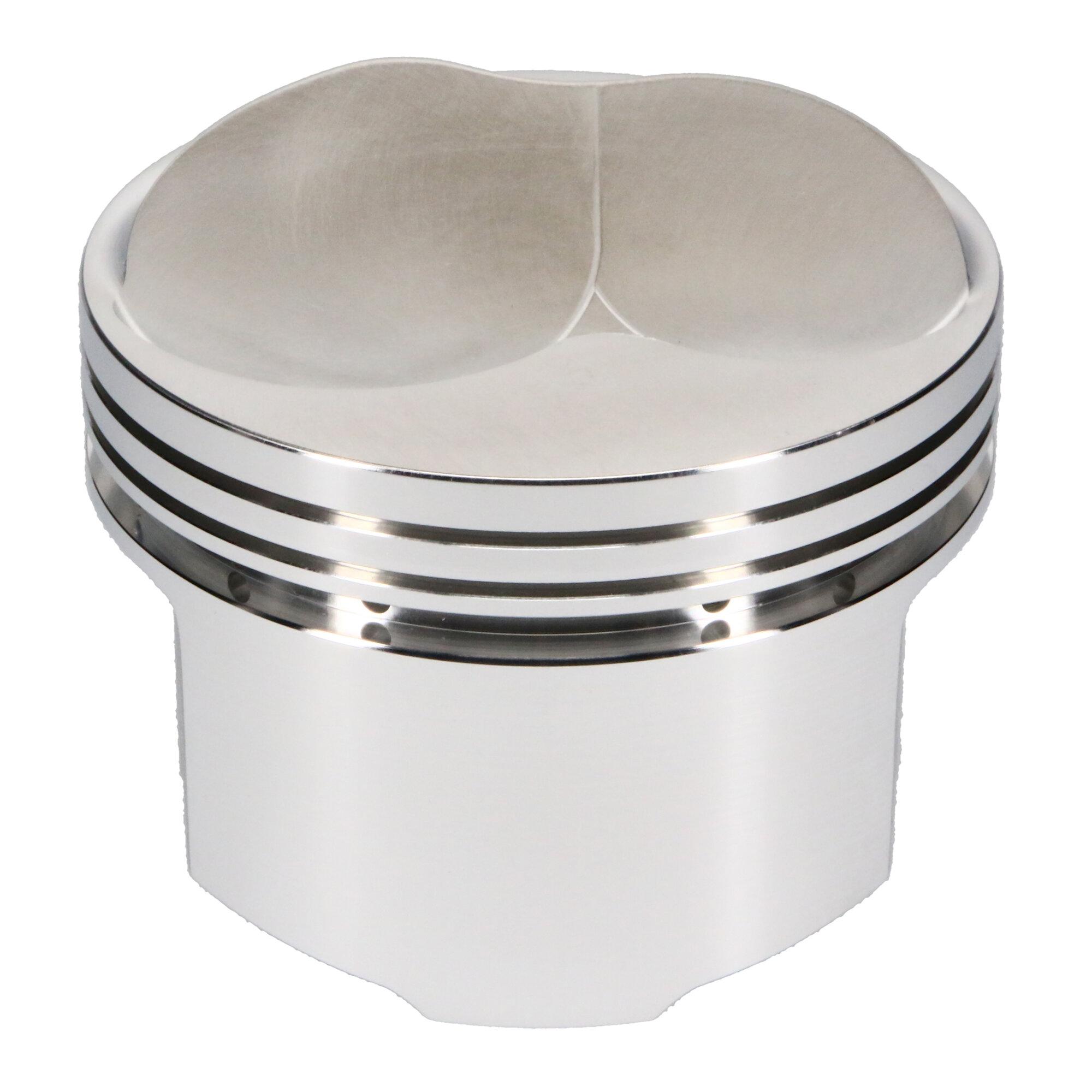 JE Pistons Piston Set, 2618, Dome, 4.000 Bore, 1.600 CD, 0.912 Pin, Set of 8. (Ford Small Block 302) - 338191