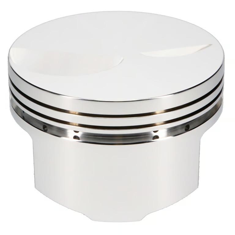 JE Pistons Piston Set, 4032, Flat Top, 4.390 Bore, 1.350 CD, 0.990 Pin, Set of 8. (Ford Big Block 460 M-6049-SCJ) - 339384